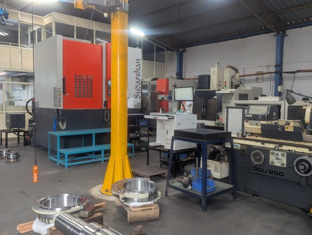 CNC production floor at Sunrise Technologies